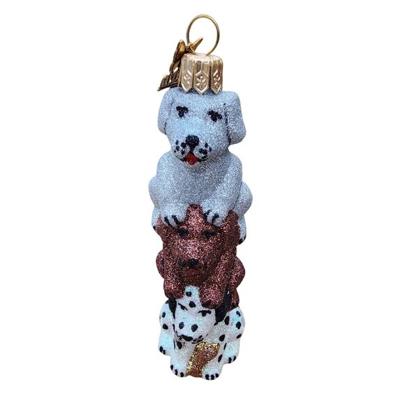🔥 RARE Neiman Marcus Triple Puppy Christmas Ornament — 2010 Collector’s GEM 🔥 - Picture 3 of 10